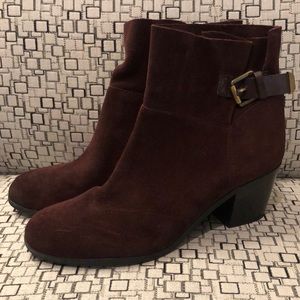 Franco Sarto Suede Ankle Boots SZ 9
